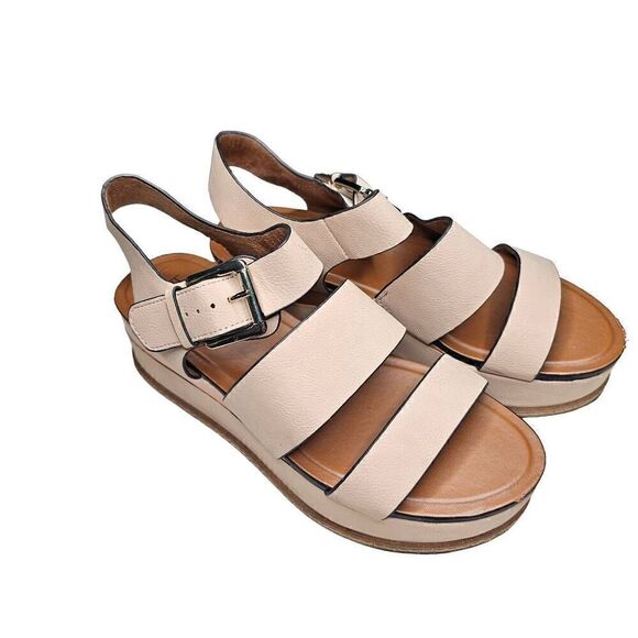 Naturalizer Mauve Nude Billie Platform Strappy Sandal Size 9 - Picture 4 of 12